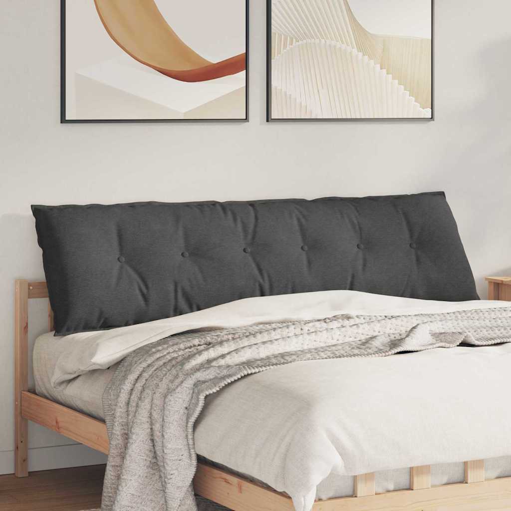 Rugkussen Donkergrijs 180 x 50 cm Cordstof is nu te koop bij PeponiXL, paradijselijk wonen!