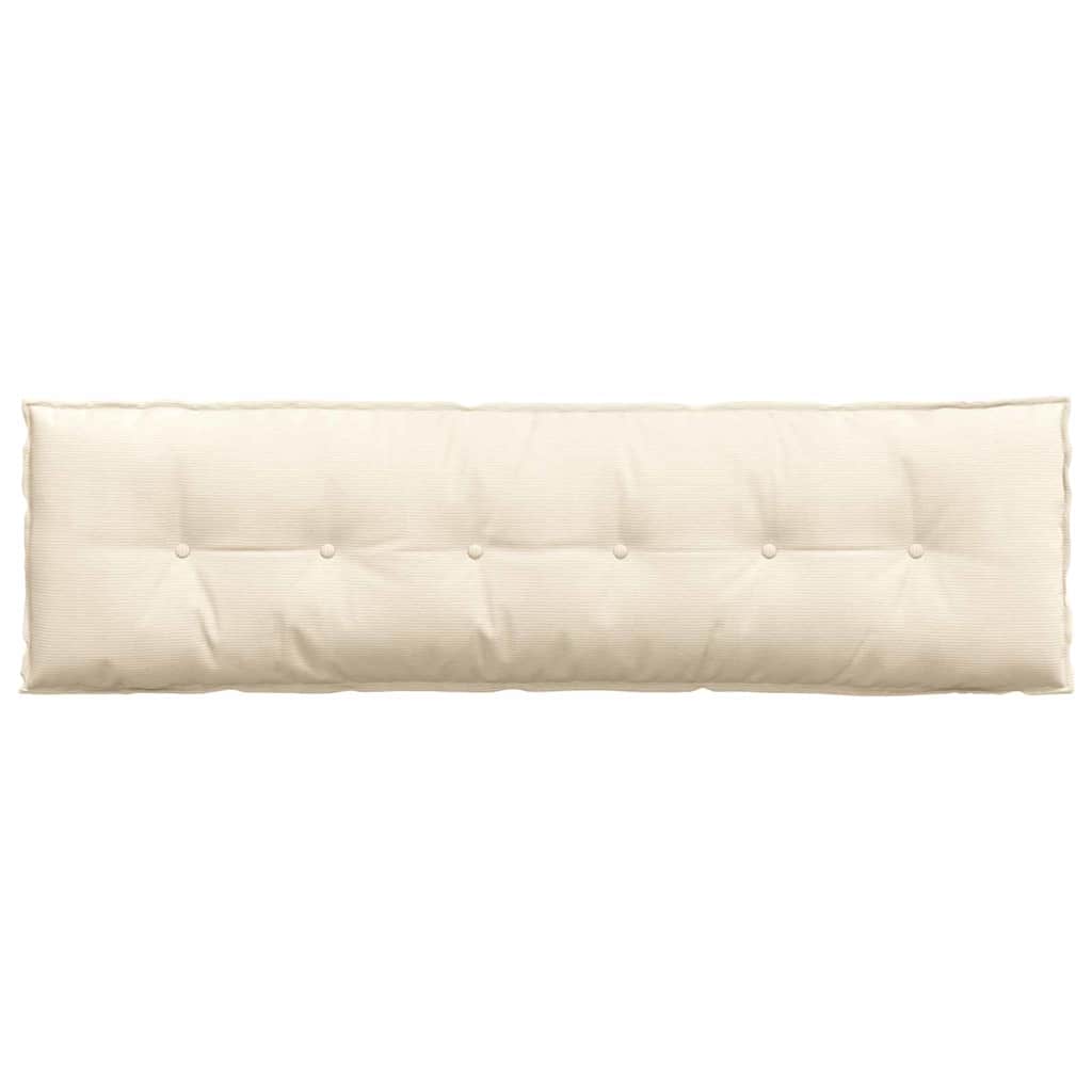 Rugkussen Crème 180 x 50 cm Cordstof is nu te koop bij PeponiXL, paradijselijk wonen!