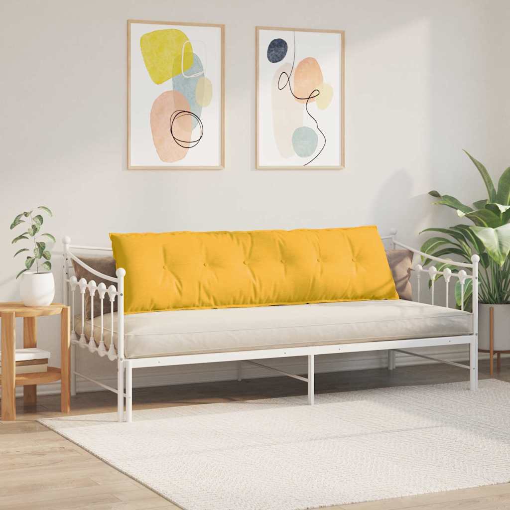 Rugkussen Lichtgeel 180 x 50 cm Cordstof is nu te koop bij PeponiXL, paradijselijk wonen!