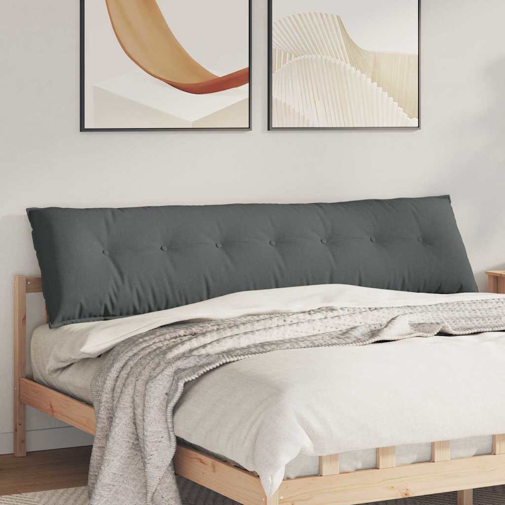 Rugkussen Donkergrijs 200 x 19 x 50 cm Stof is nu te koop bij PeponiXL, paradijselijk wonen!