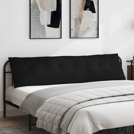 Rugkussen Zwart 200 x 19 x 50 cm Stof is nu te koop bij PeponiXL, paradijselijk wonen!