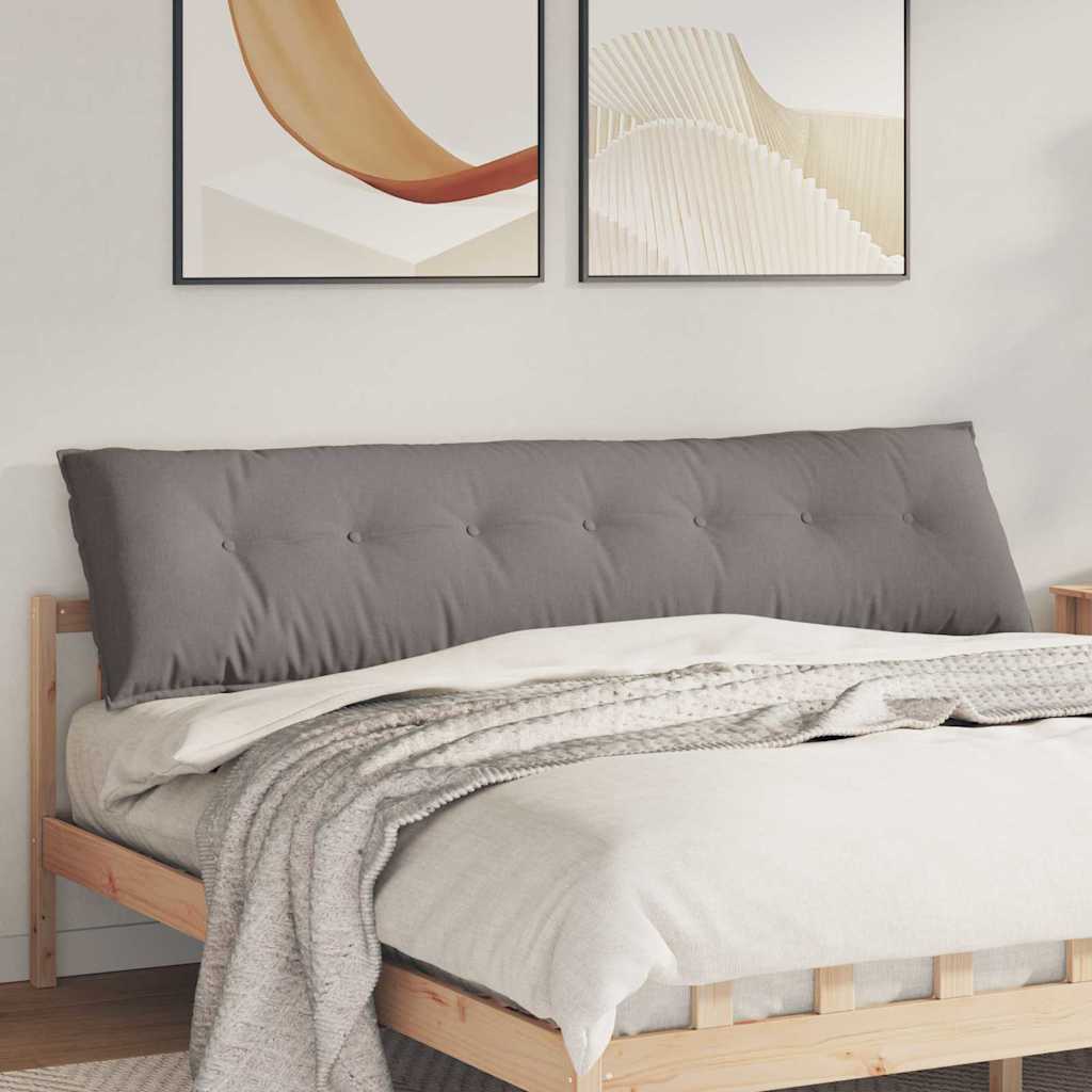 Rugkussen Taupe 200 x 19 x 50 cm Stof is nu te koop bij PeponiXL, paradijselijk wonen!