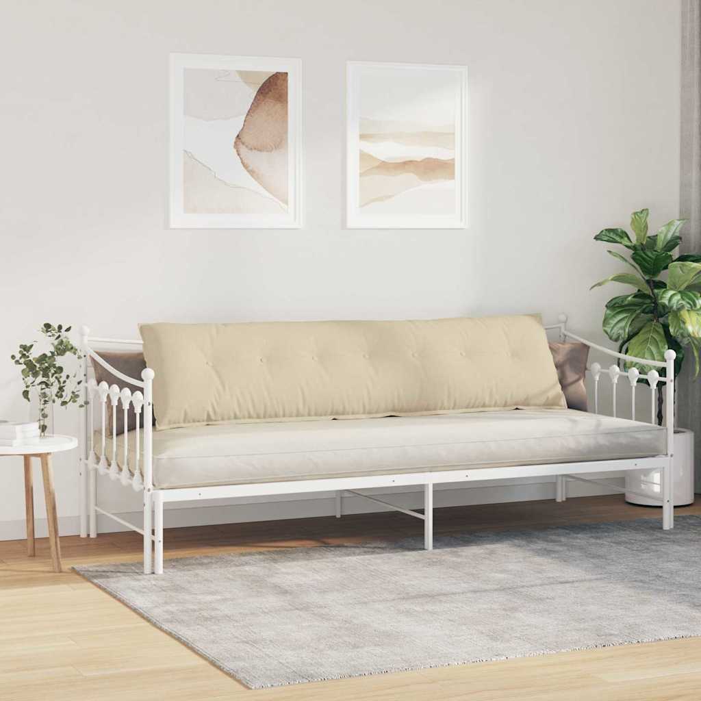 Rugkussen Crème 200 x 19 x 50 cm Stof is nu te koop bij PeponiXL, paradijselijk wonen!