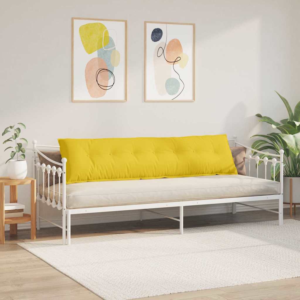 Rugkussen Lichtgeel 200 x 19 x 50 cm Stof is nu te koop bij PeponiXL, paradijselijk wonen!