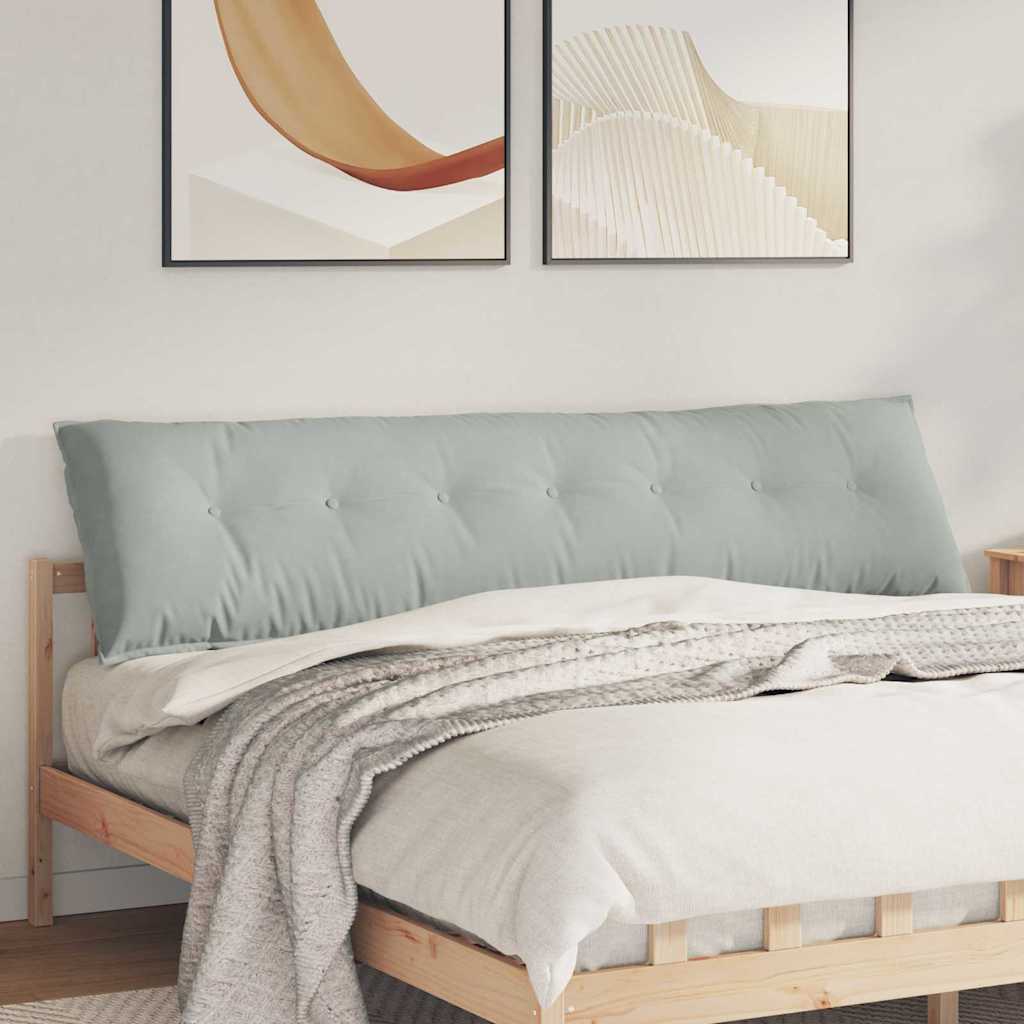 Rugkussen Lichtgrijs 200 x 50 cm Cordstof is nu te koop bij PeponiXL, paradijselijk wonen!