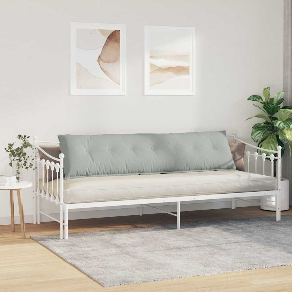 Rugkussen Lichtgrijs 200 x 50 cm Cordstof is nu te koop bij PeponiXL, paradijselijk wonen!