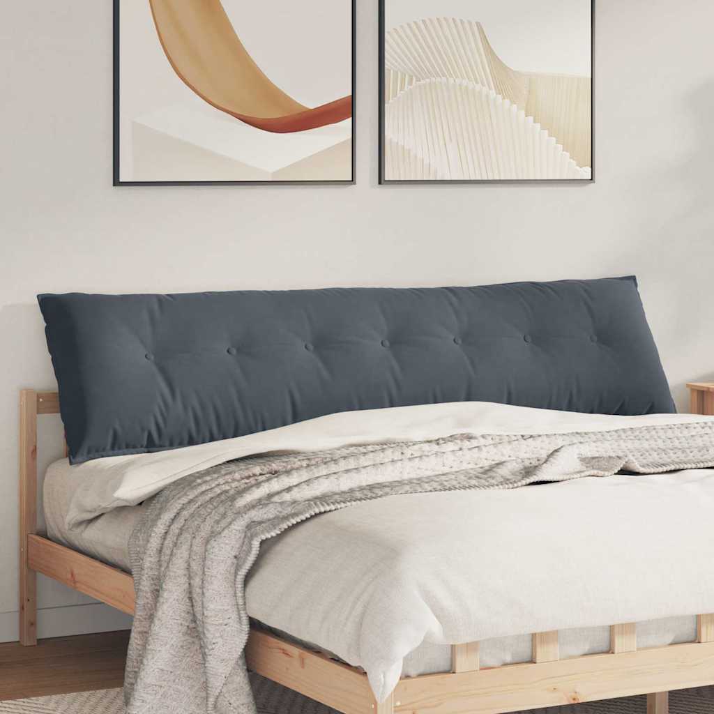 Rugkussen Donkergrijs 200 x 50 cm Cordstof is nu te koop bij PeponiXL, paradijselijk wonen!
