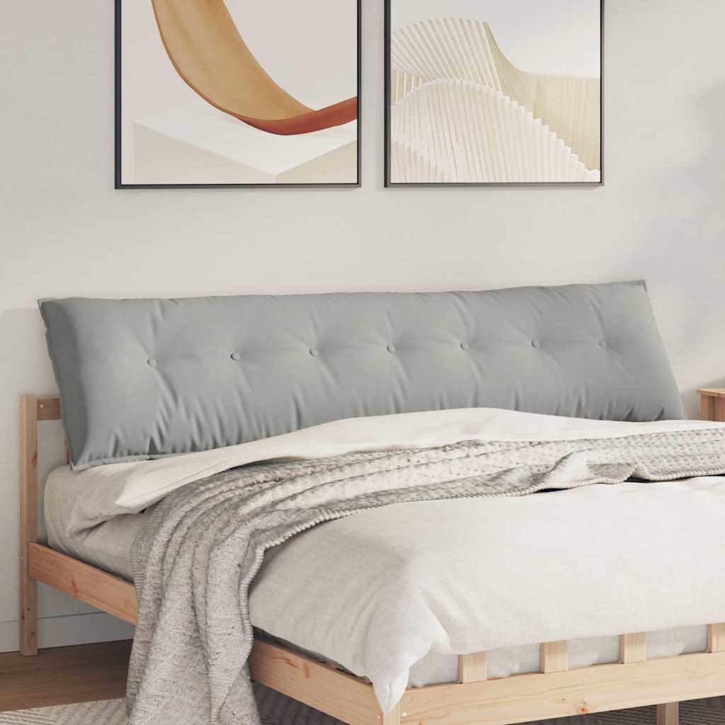 Rugkussen Lichtgrijs 200 x 50 cm Microvezel Stof is nu te koop bij PeponiXL, paradijselijk wonen!