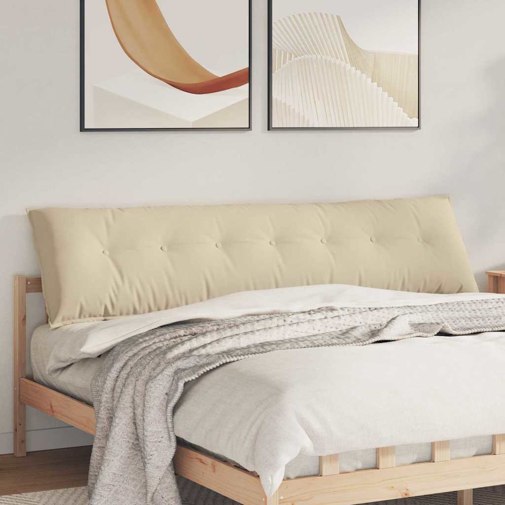 Rugkussen Crème 200 x 50 cm Microvezel Stof is nu te koop bij PeponiXL, paradijselijk wonen!