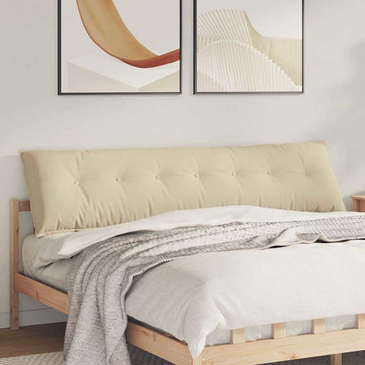 Rugkussen Crème 200 x 50 cm Microvezel Stof is nu te koop bij PeponiXL, paradijselijk wonen!