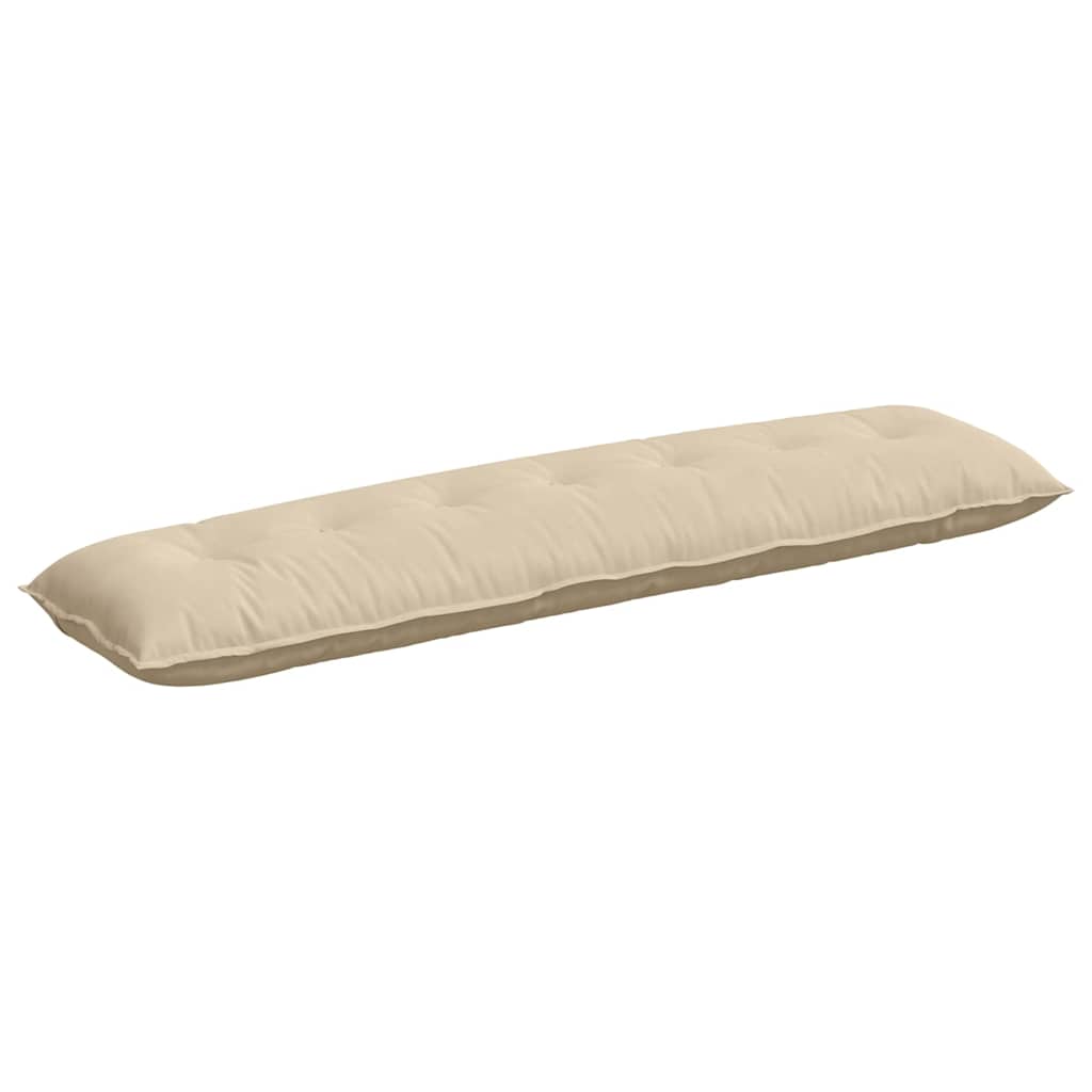 Rugkussen Crème 200 x 50 cm Microvezel Stof is nu te koop bij PeponiXL, paradijselijk wonen!
