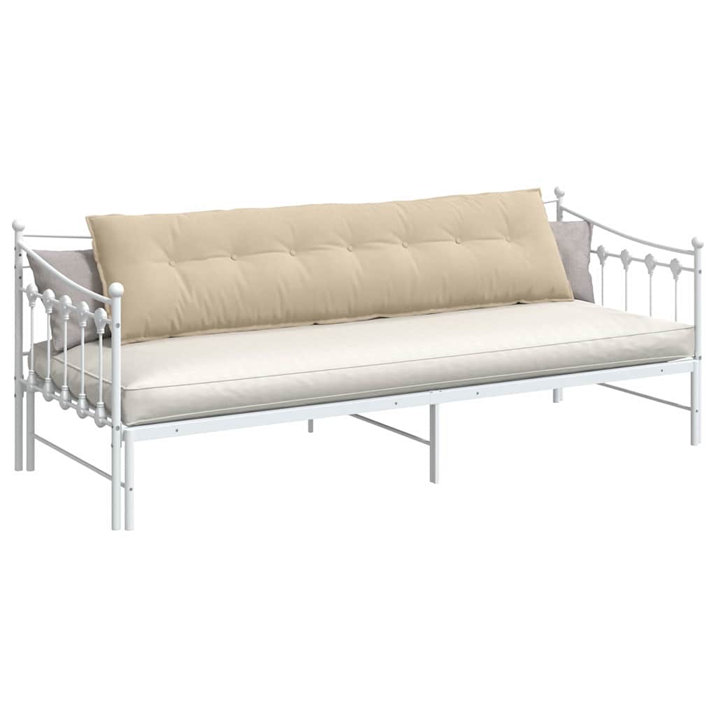 Rugkussen Crème 200 x 50 cm Microvezel Stof is nu te koop bij PeponiXL, paradijselijk wonen!