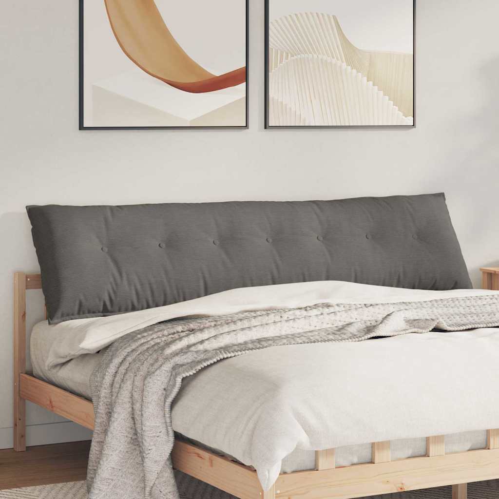 Rugkussen Lichtgrijs 200 x 50 cm Cordstof is nu te koop bij PeponiXL, paradijselijk wonen!