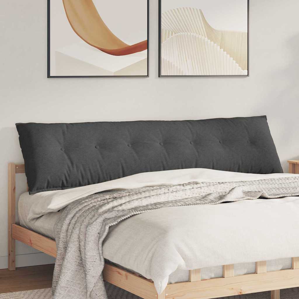 Rugkussen Donkergrijs 200 x 50 cm Cordstof is nu te koop bij PeponiXL, paradijselijk wonen!