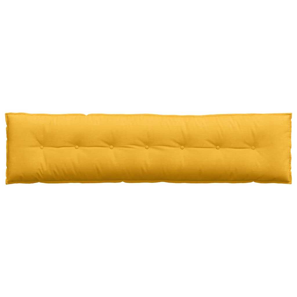 Rugkussen Lichtgeel 200 x 50 cm Cordstof is nu te koop bij PeponiXL, paradijselijk wonen!