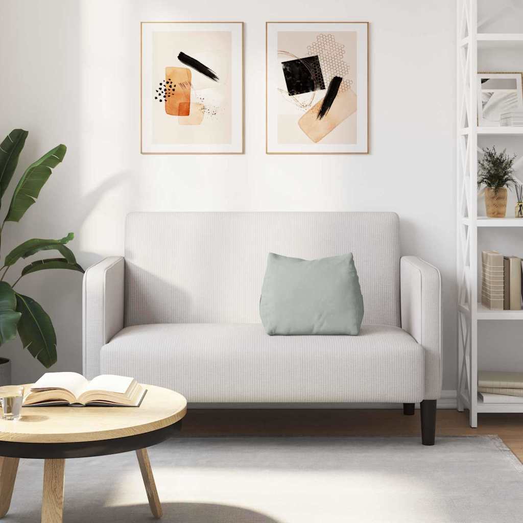Rugkussen Lichtgrijs 45 x 20 x 35 cm Cordstof is nu te koop bij PeponiXL, paradijselijk wonen!