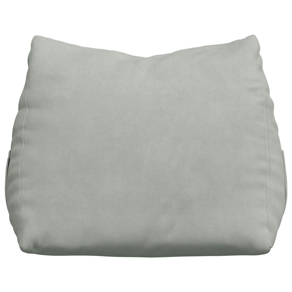 Rugkussen Lichtgrijs 45 x 20 x 35 cm Cordstof is nu te koop bij PeponiXL, paradijselijk wonen!
