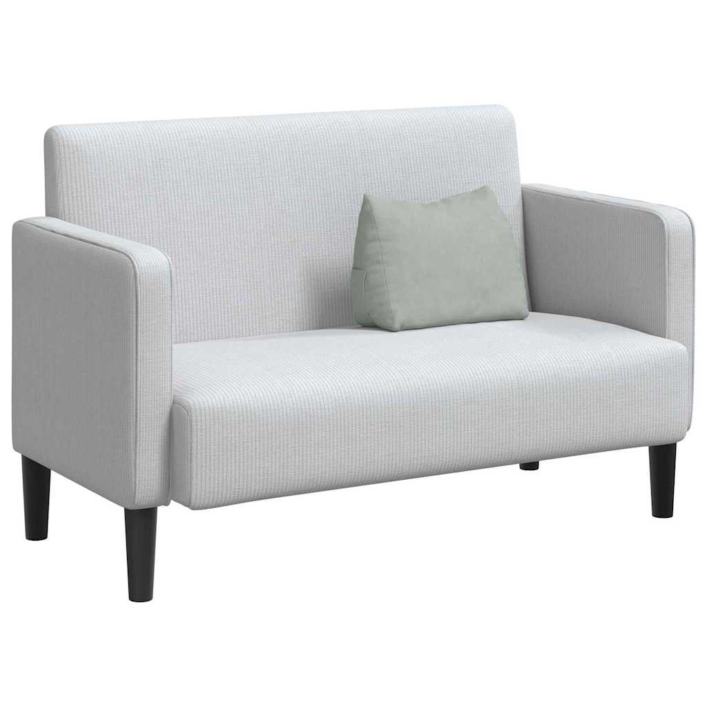 Rugkussen Lichtgrijs 45 x 20 x 35 cm Cordstof is nu te koop bij PeponiXL, paradijselijk wonen!