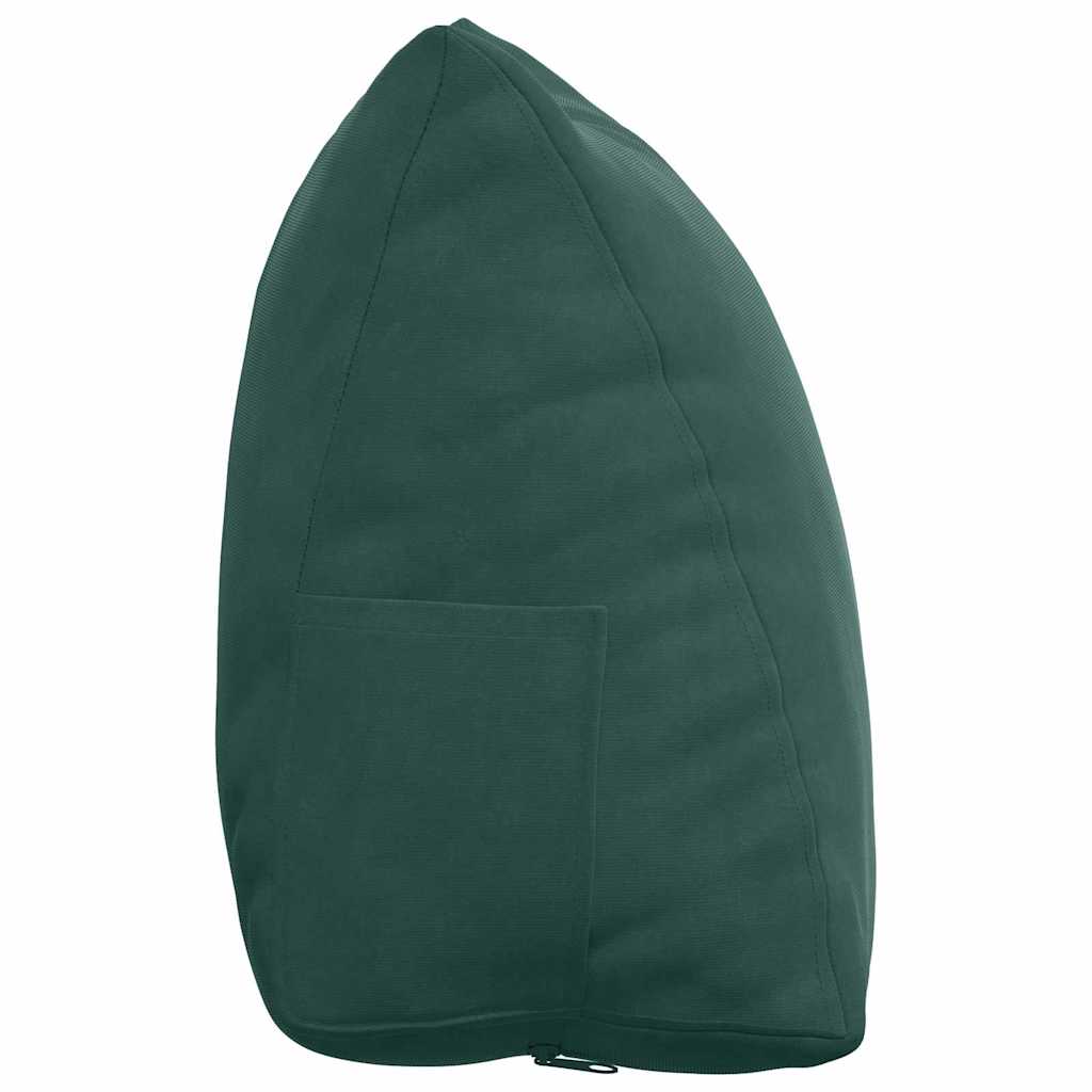 Rugkussen Donkergroen 45 x 20 x 35 cm Cordstof is nu te koop bij PeponiXL, paradijselijk wonen!