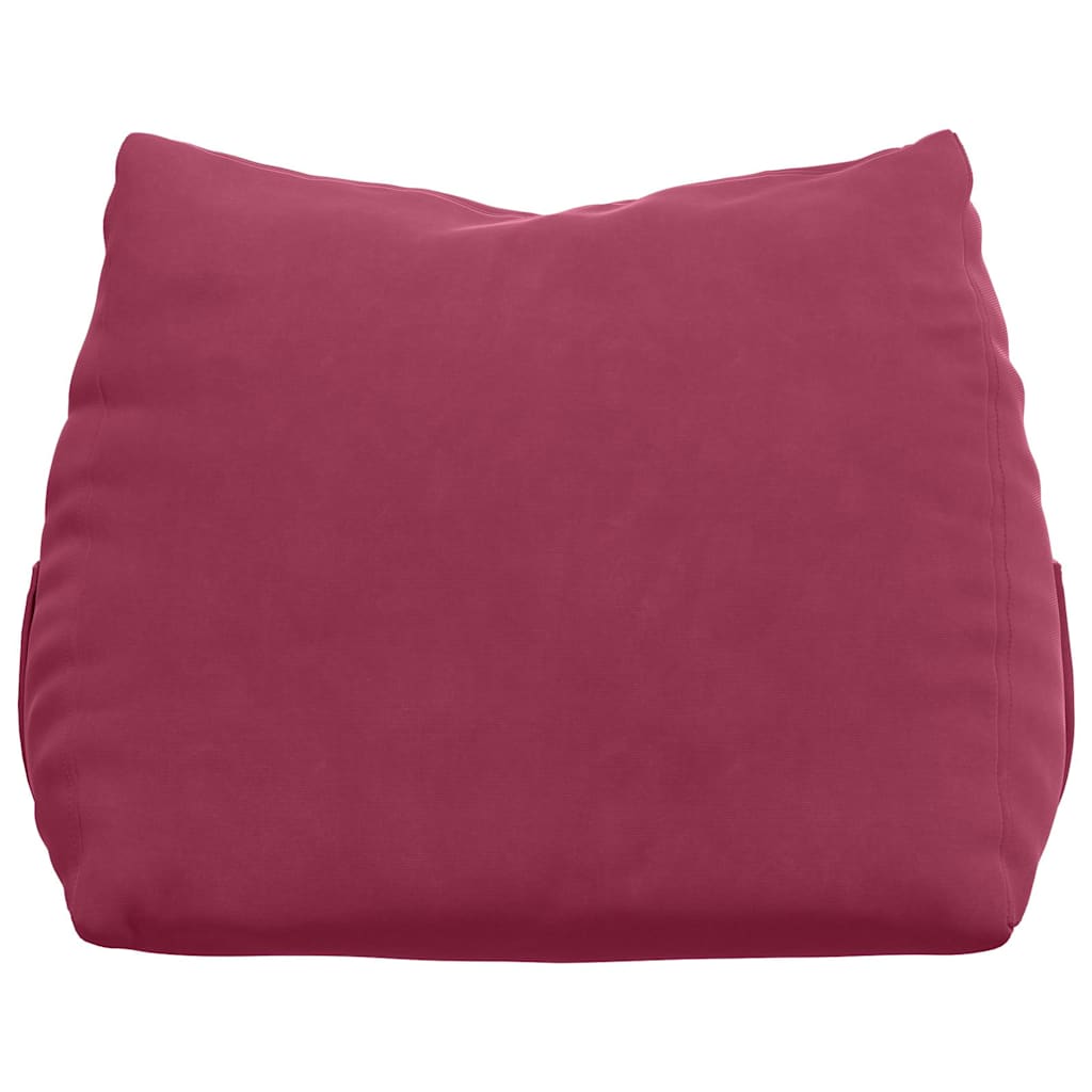 Rugkussen Wijnrood 45 x 20 x 35 cm Cordstof is nu te koop bij PeponiXL, paradijselijk wonen!