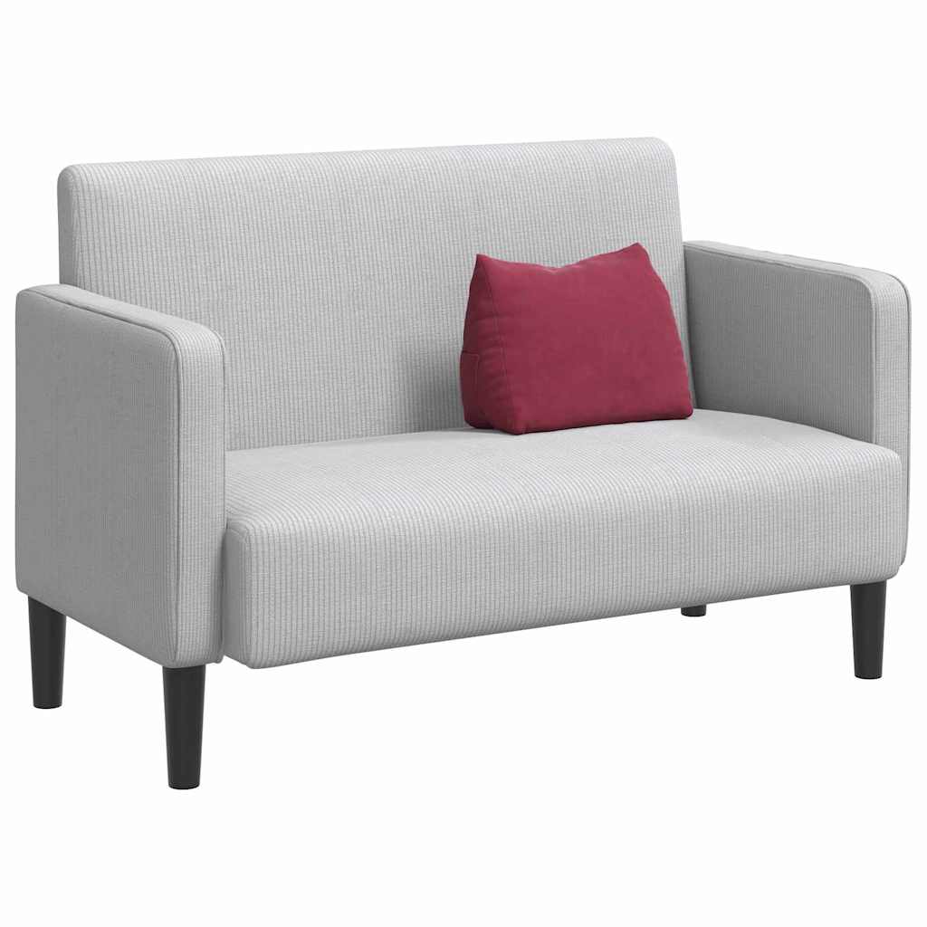 Rugkussen Wijnrood 45 x 20 x 35 cm Cordstof is nu te koop bij PeponiXL, paradijselijk wonen!
