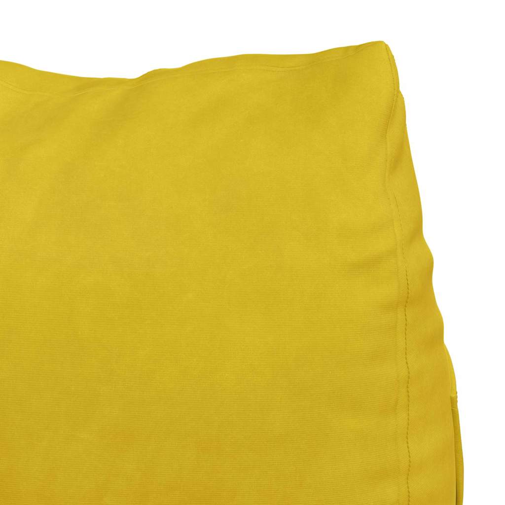 Rugkussen Geel 45 x 20 x 35 cm Cordstof is nu te koop bij PeponiXL, paradijselijk wonen!