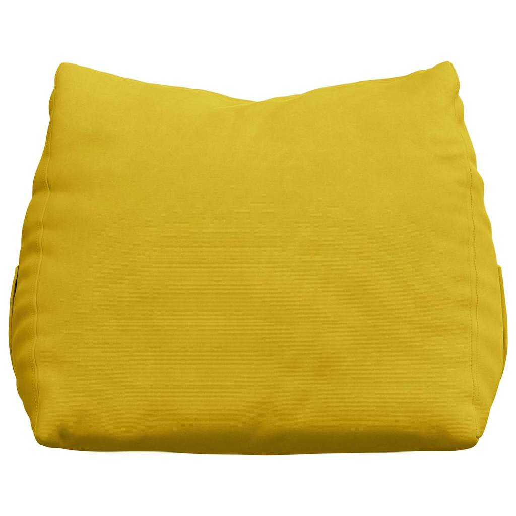Rugkussen Geel 45 x 20 x 35 cm Cordstof is nu te koop bij PeponiXL, paradijselijk wonen!