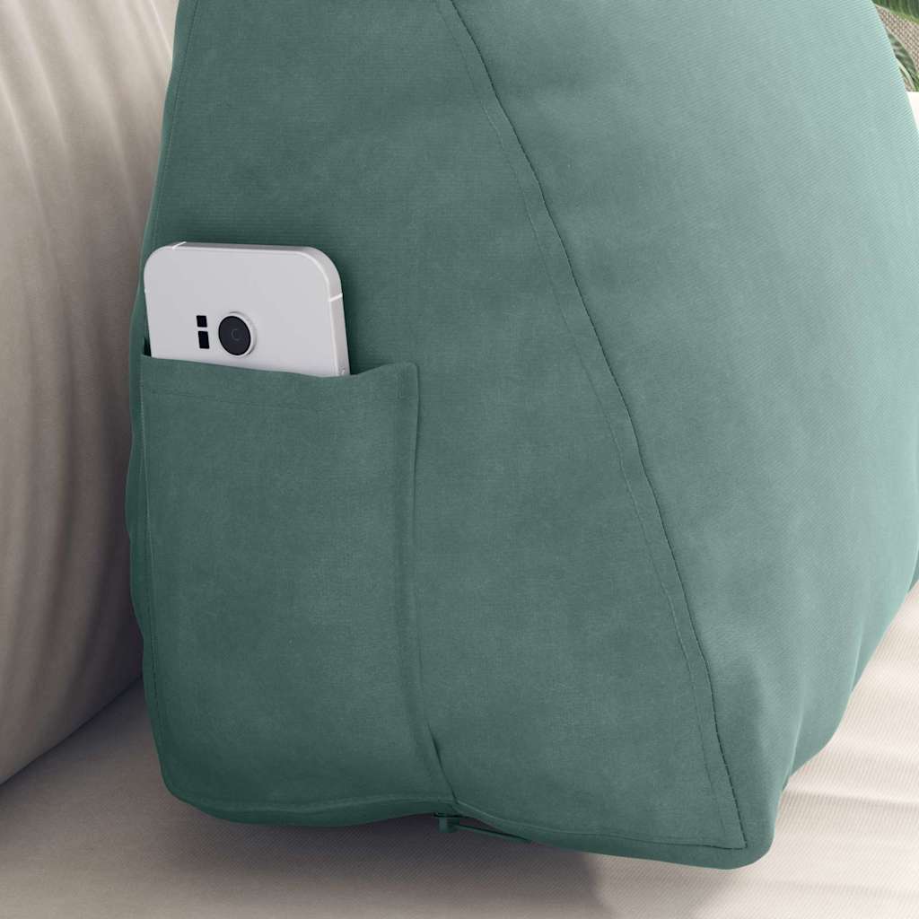 Rugkussen Zeegroen 45 x 20 x 35 cm Cordstof is nu te koop bij PeponiXL, paradijselijk wonen!