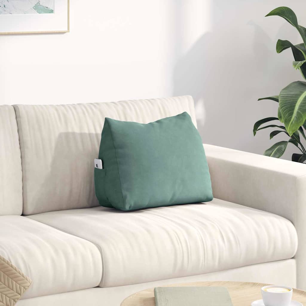 Rugkussen Zeegroen 45 x 20 x 35 cm Cordstof is nu te koop bij PeponiXL, paradijselijk wonen!