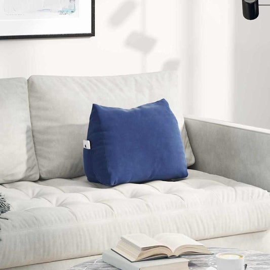 Rugkussen Politieblauw 45 x 20 x 35 cm Cordstof is nu te koop bij PeponiXL, paradijselijk wonen!