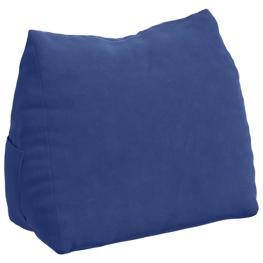 Rugkussen Politieblauw 45 x 20 x 35 cm Cordstof is nu te koop bij PeponiXL, paradijselijk wonen!