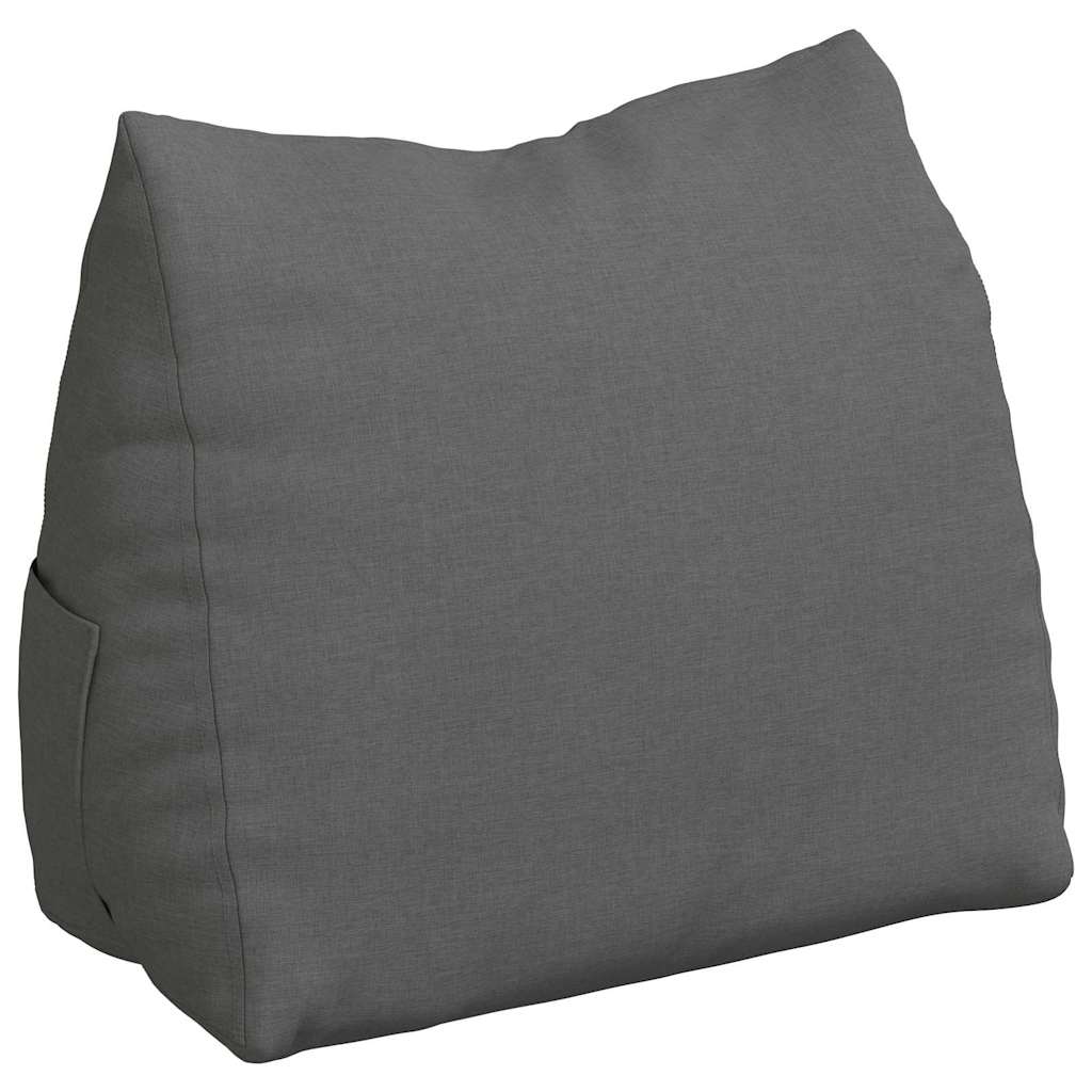 Rugkussen Donkergrijs 60 x 20 x 50 cm Stof is nu te koop bij PeponiXL, paradijselijk wonen!
