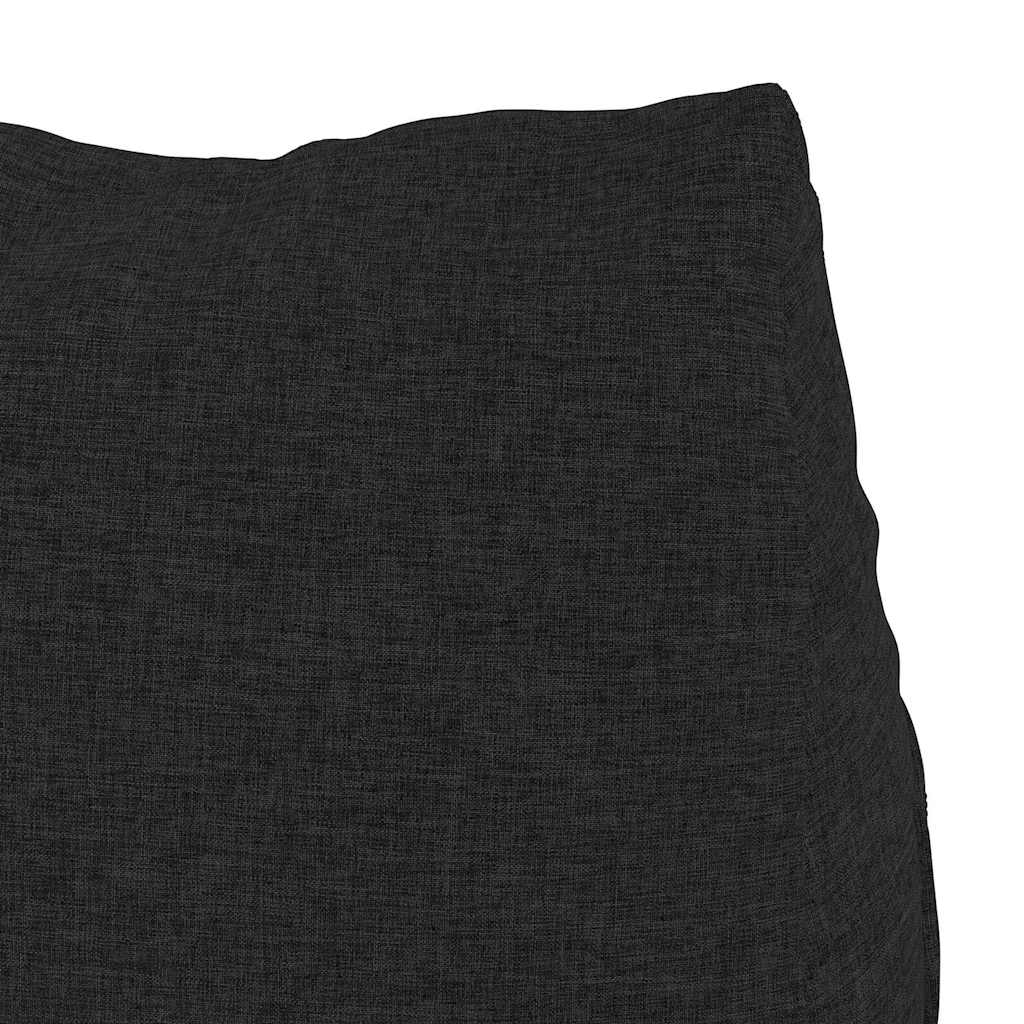 Rugkussen Zwart 60 x 20 x 50 cm Stof is nu te koop bij PeponiXL, paradijselijk wonen!
