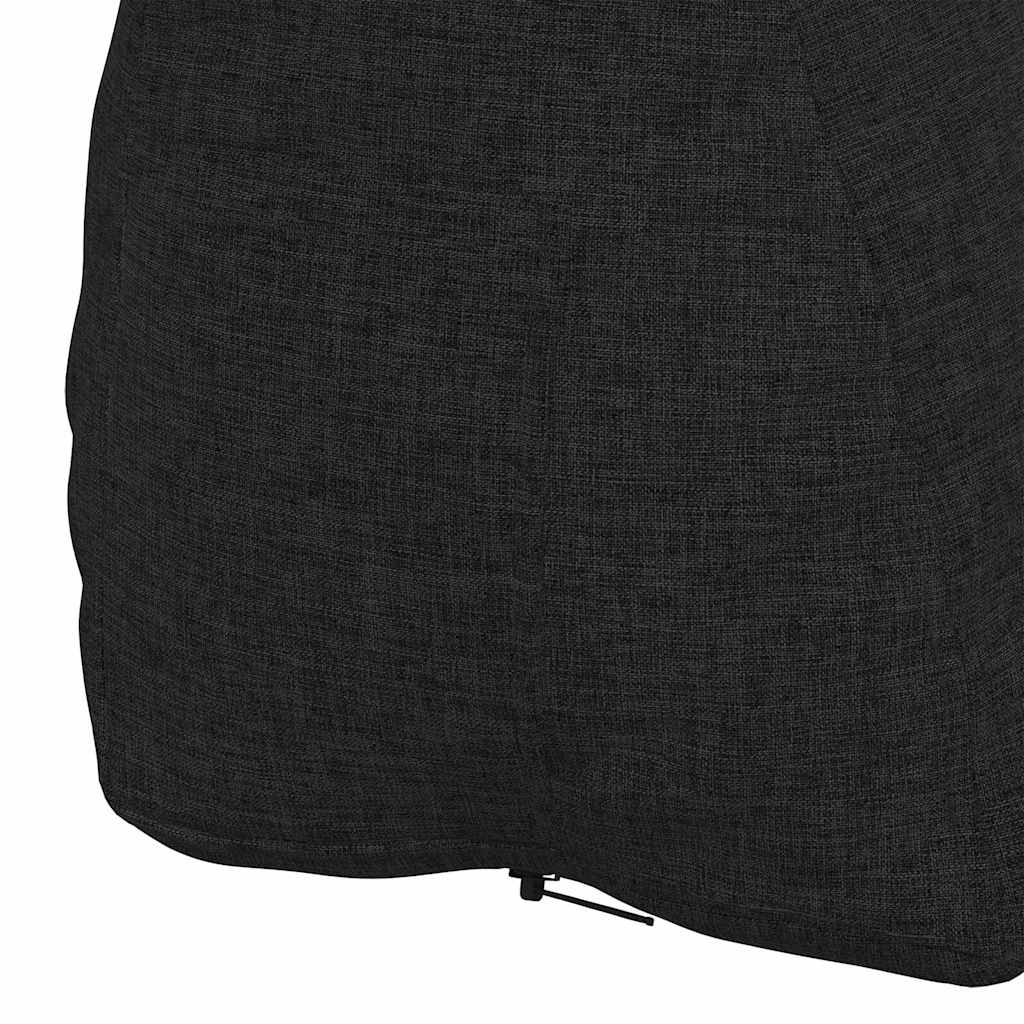 Rugkussen Zwart 60 x 20 x 50 cm Stof is nu te koop bij PeponiXL, paradijselijk wonen!