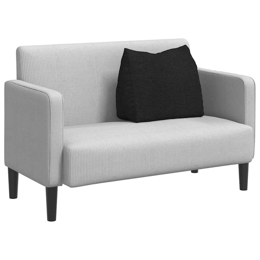 Rugkussen Zwart 60 x 20 x 50 cm Stof is nu te koop bij PeponiXL, paradijselijk wonen!