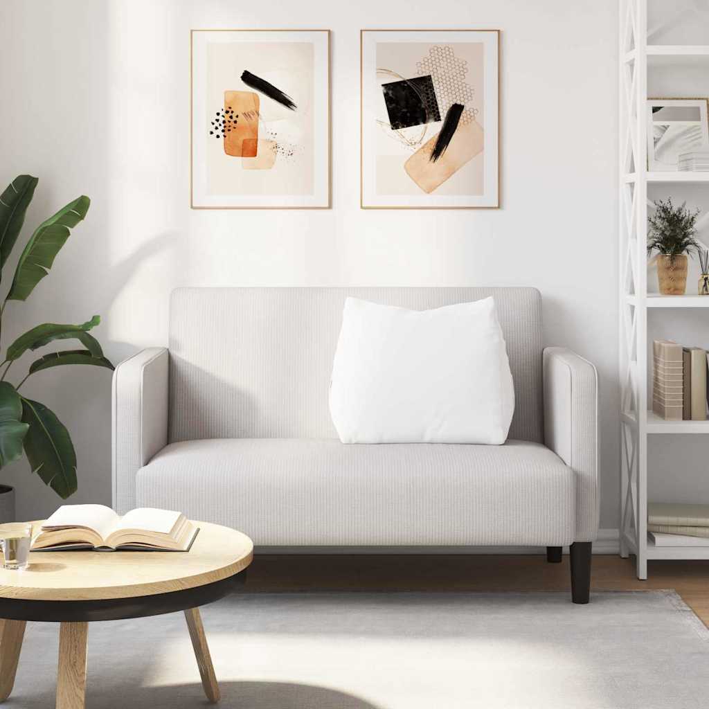 Rugkussen Wit 60 x 20 x 50 cm Stof is nu te koop bij PeponiXL, paradijselijk wonen!