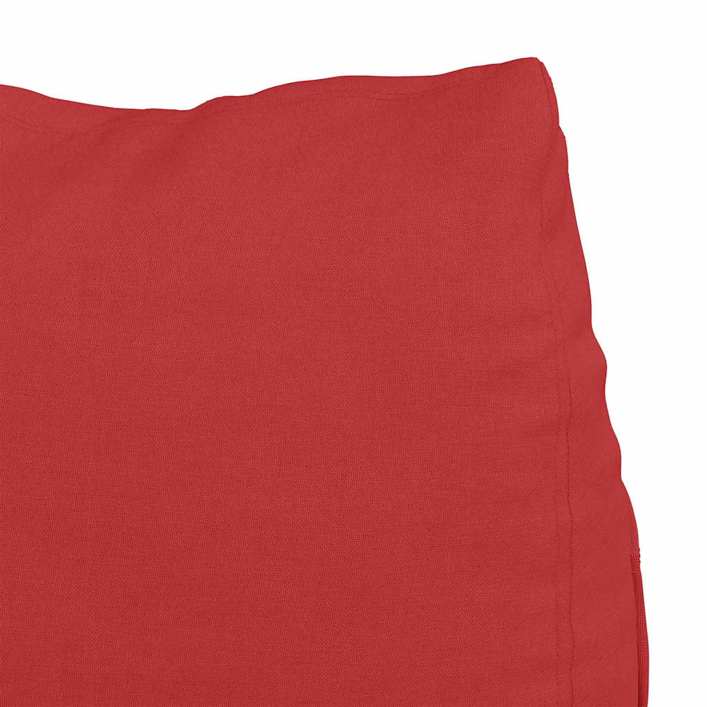 Rugkussen Rood 60 x 20 x 50 cm Stof is nu te koop bij PeponiXL, paradijselijk wonen!