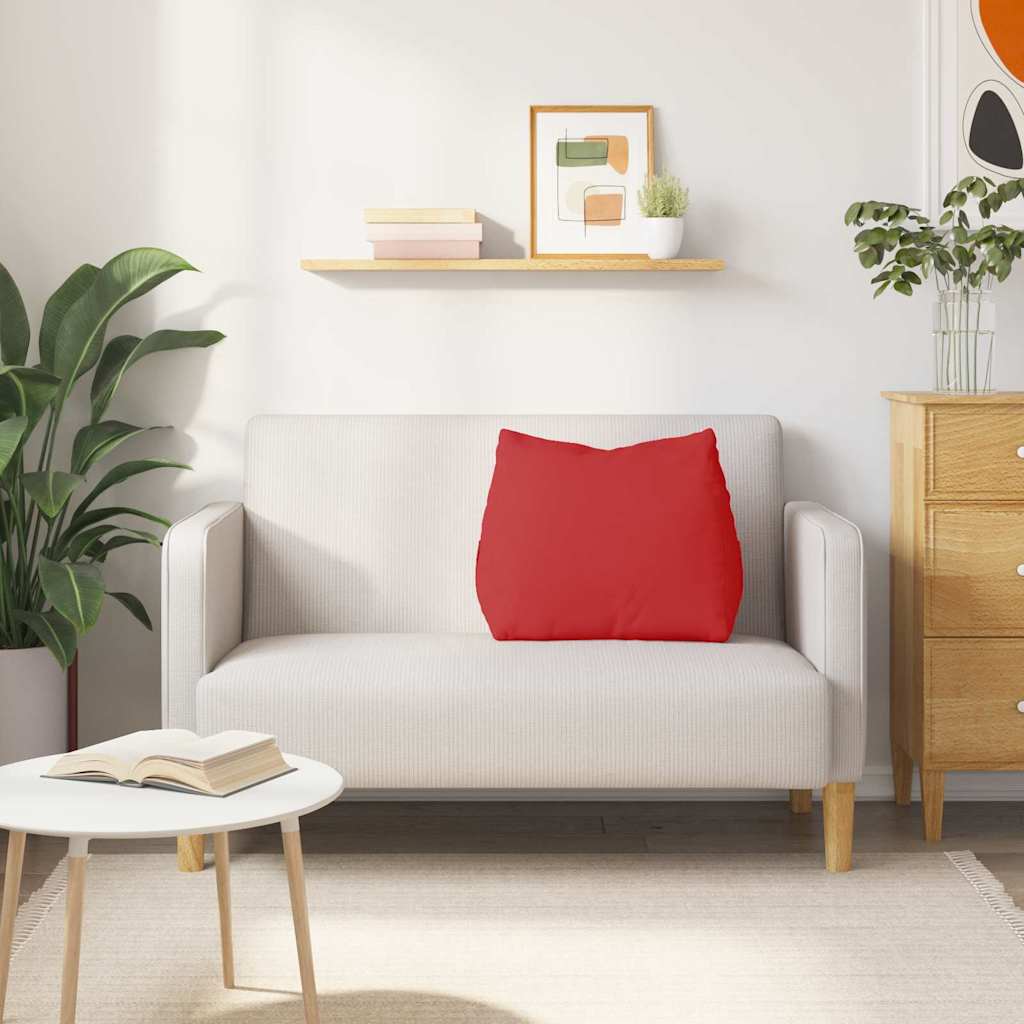 Rugkussen Rood 60 x 20 x 50 cm Stof is nu te koop bij PeponiXL, paradijselijk wonen!