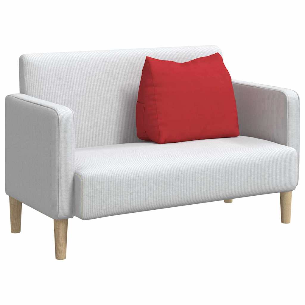 Rugkussen Rood 60 x 20 x 50 cm Stof is nu te koop bij PeponiXL, paradijselijk wonen!
