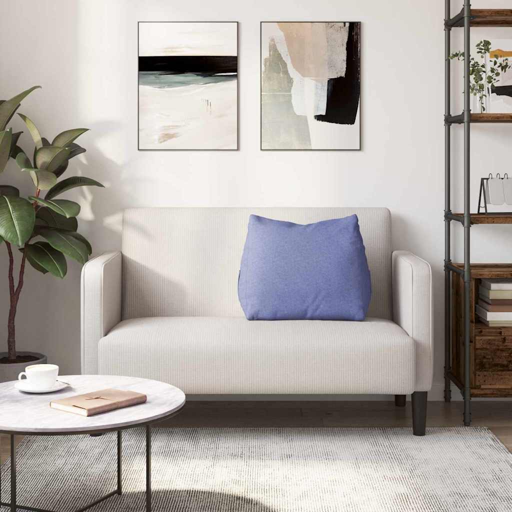 Rugkussen Jeans Blauw 60 x 20 x 50 cm Stof is nu te koop bij PeponiXL, paradijselijk wonen!