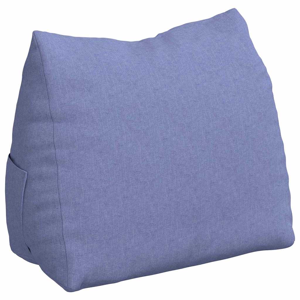 Rugkussen Jeans Blauw 60 x 20 x 50 cm Stof is nu te koop bij PeponiXL, paradijselijk wonen!