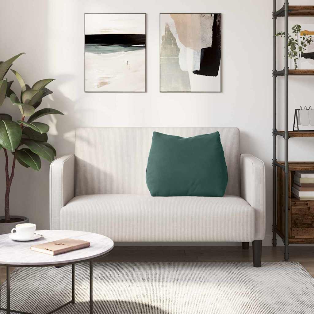 Rugkussen Donkergroen 60 x 20 x 50 cm Cordstof is nu te koop bij PeponiXL, paradijselijk wonen!