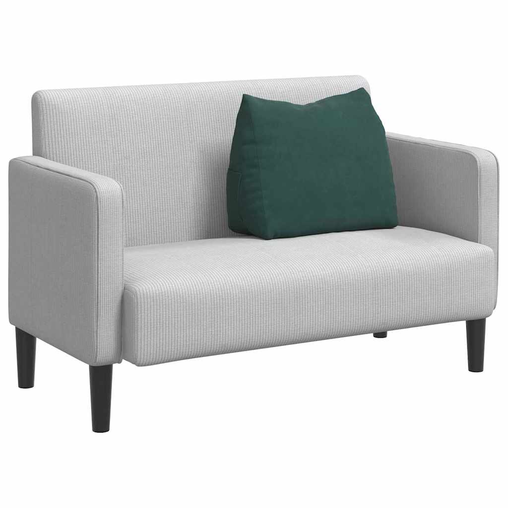 Rugkussen Donkergroen 60 x 20 x 50 cm Cordstof is nu te koop bij PeponiXL, paradijselijk wonen!