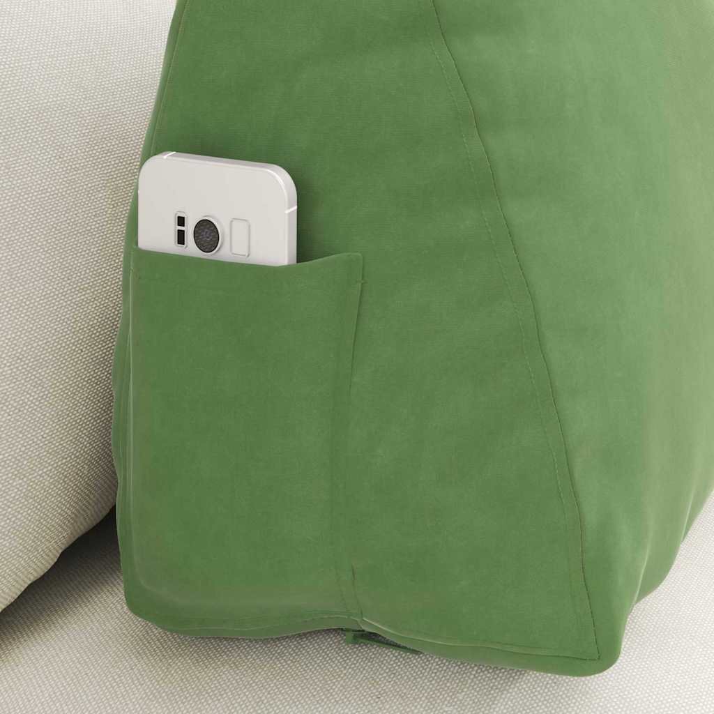 Rugkussen Lichtgroen 60 x 20 x 50 cm Cordstof is nu te koop bij PeponiXL, paradijselijk wonen!