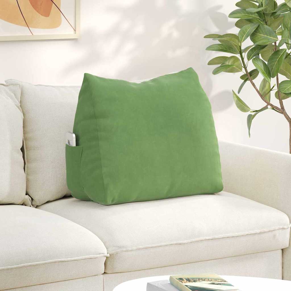 Rugkussen Lichtgroen 60 x 20 x 50 cm Cordstof is nu te koop bij PeponiXL, paradijselijk wonen!