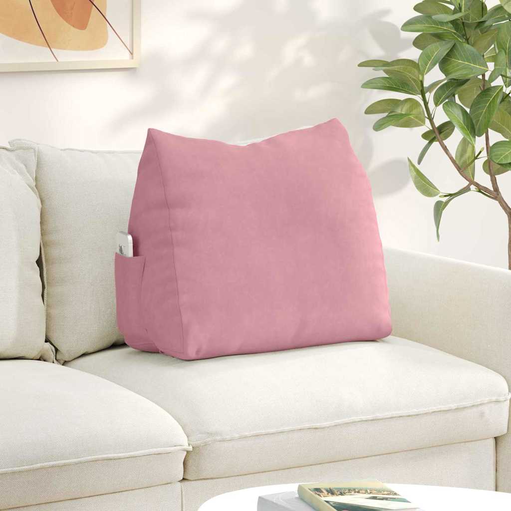 Rugkussen Roze 60 x 20 x 50 cm Cordstof is nu te koop bij PeponiXL, paradijselijk wonen!