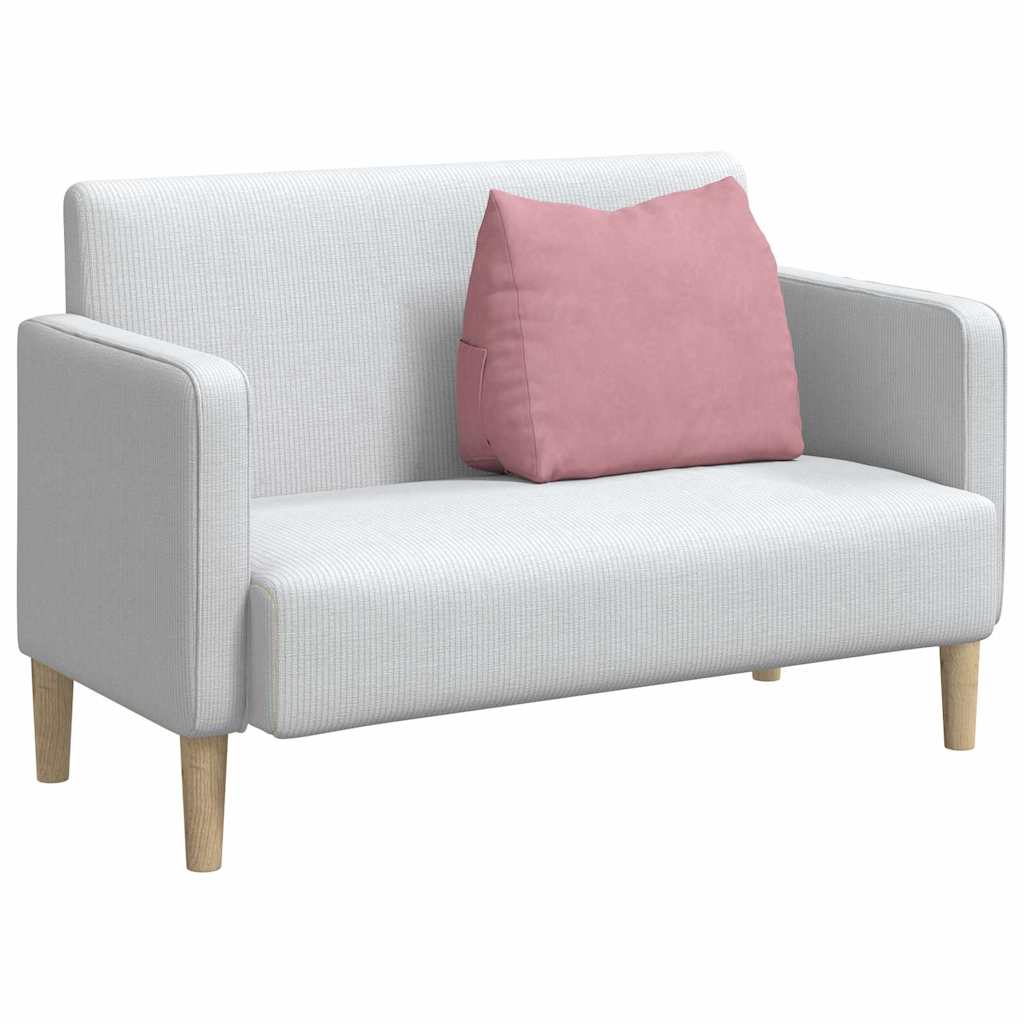 Rugkussen Roze 60 x 20 x 50 cm Cordstof is nu te koop bij PeponiXL, paradijselijk wonen!