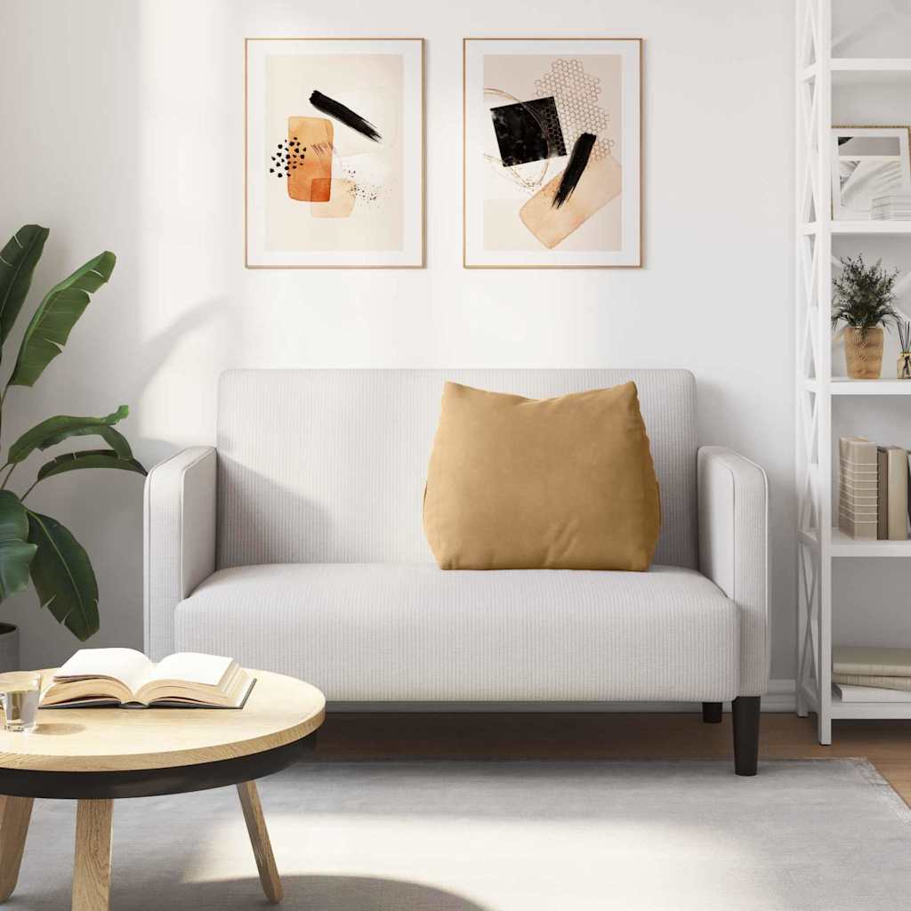 Rugkussen Bruin 60 x 20 x 50 cm Cordstof is nu te koop bij PeponiXL, paradijselijk wonen!