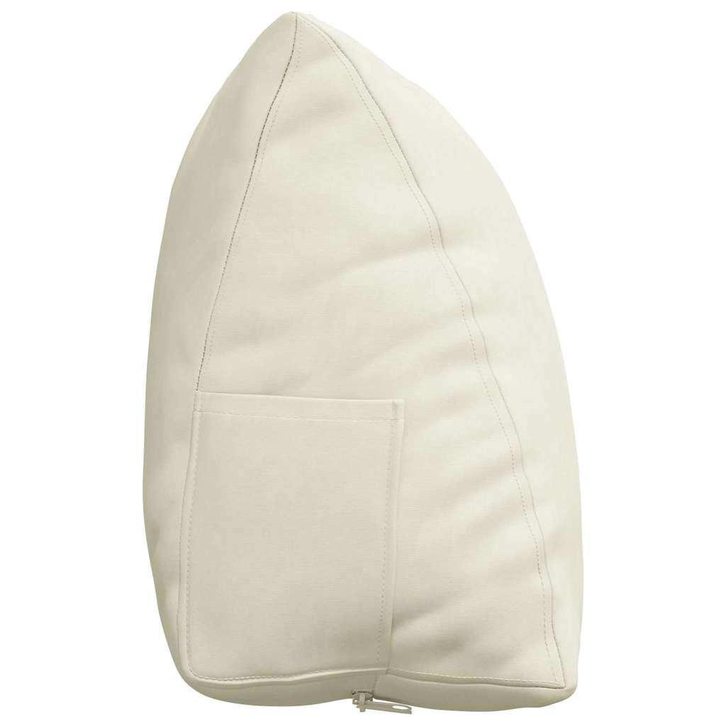 Rugkussen Crème 60 x 20 x 50 cm Cordstof is nu te koop bij PeponiXL, paradijselijk wonen!