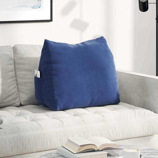 Rugkussen Politieblauw 60 x 20 x 50 cm Cordstof is nu te koop bij PeponiXL, paradijselijk wonen!